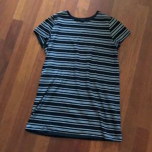 Striped t shirt dress
